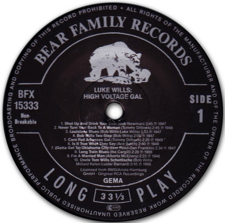 LUKE WILLS Rhythm Busters