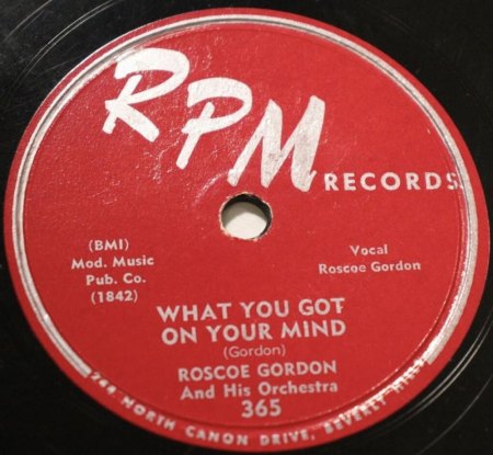 ROSCO GORDON