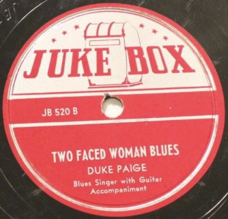 DUKE PAIGE