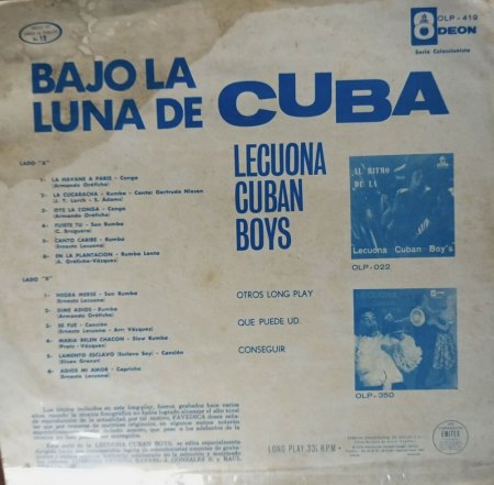 LECUONA CUBAN BOYS