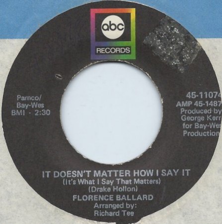 FLORENCE BALLARD  (1943 - 1976)