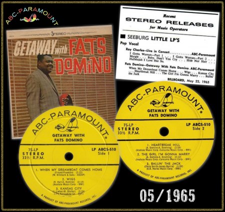 FATS DOMINO - ABC-PARAMOUNT
