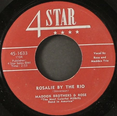 MADDOX BROTHERS and ROSE