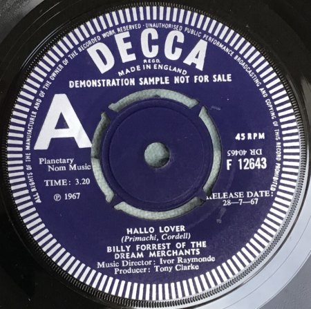 BILLY FORREST & DREAM MERCHANTS