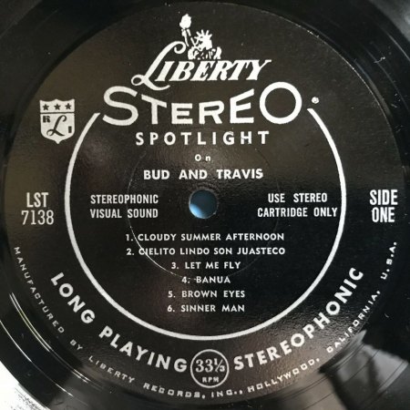 BUD and TRAVIS - London 45-GL 7001