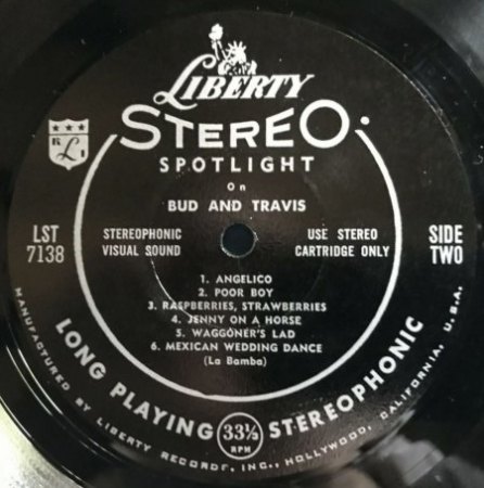 BUD and TRAVIS - London 45-GL 7001