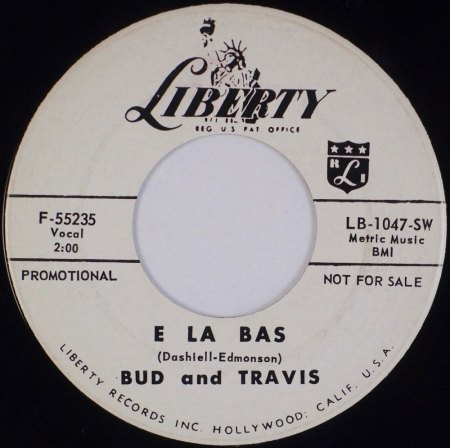 BUD and TRAVIS - London 45-GL 7001