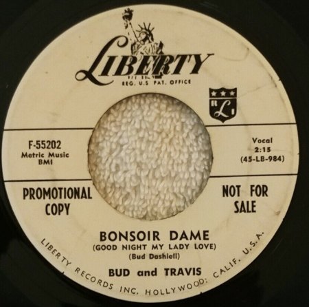BUD and TRAVIS - London 45-GL 7001