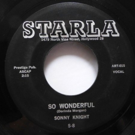 SONNY KNIGHT - einmal wieder Doo Wop