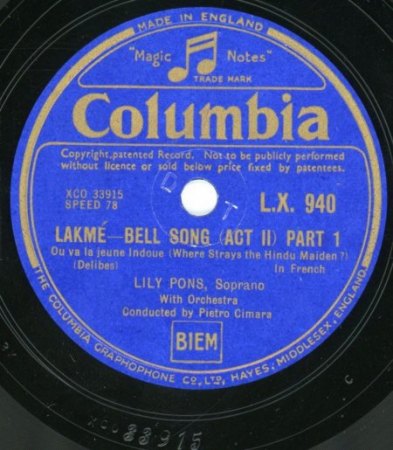 LILY PONS