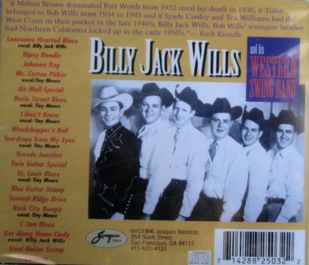 BILLY JACK WILLS