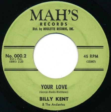 BILLY KENT