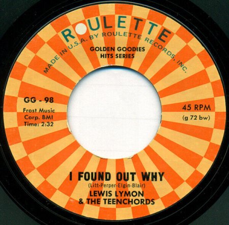 LEWIS LYMON & the Teenchords