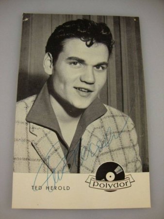 TED HEROLD  -   Autogrammkarten