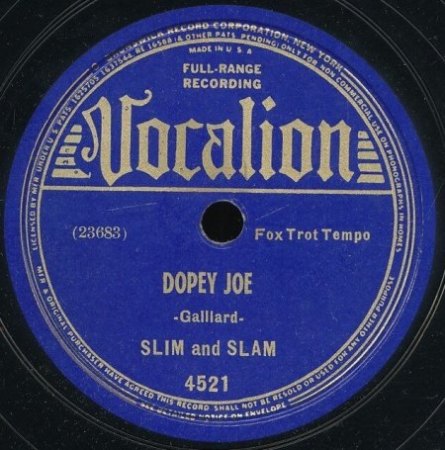 SLIM GAILLARD - Burleske Komik (Swing-Jazz)