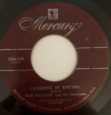 SLIM GAILLARD - Burleske Komik (Swing-Jazz)