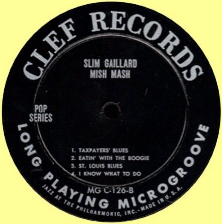 SLIM GAILLARD - Burleske Komik (Swing-Jazz)