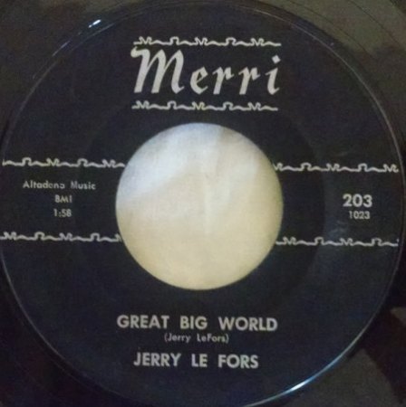 BOB SUMMERS & JERRY LeFORS = The INADEQUATES