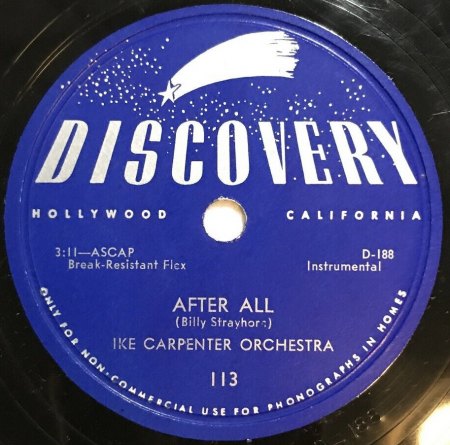 IKE CARPENTER (Orchester)