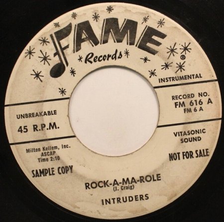 The INTRUDERS - eher weniger bekannte Instrumentalgruppe & andere