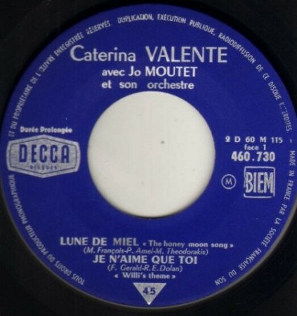 CATERINA VALENTE - International