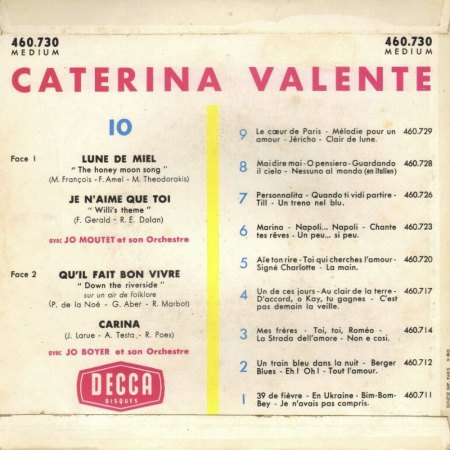 CATERINA VALENTE - International