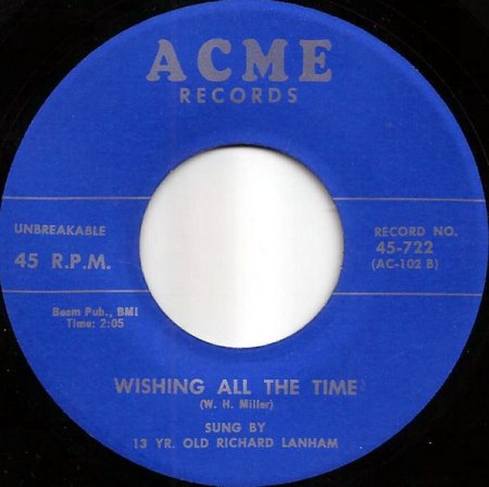 RICHARD LANHAM und seine TEMPO-TONES