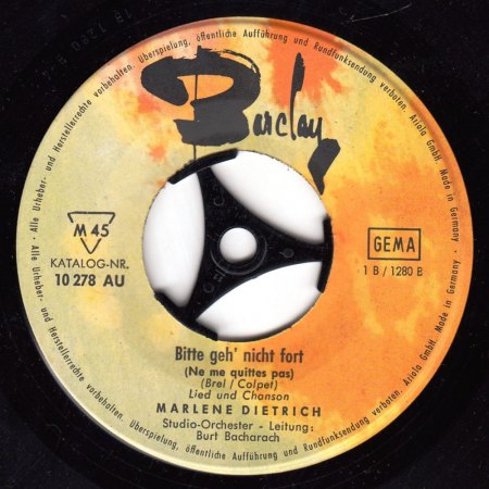 MARLENE DIETRICH - Rare Recording