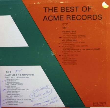 RICHARD LANHAM und seine TEMPO-TONES