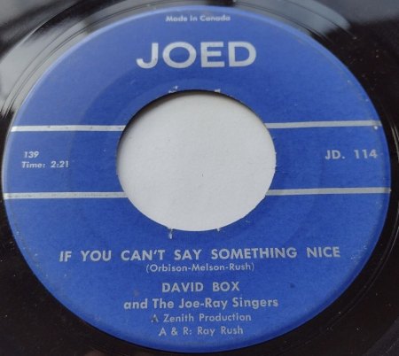 RAY RUSH / DAVID BOX