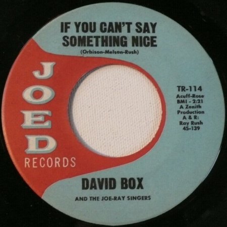 RAY RUSH / DAVID BOX