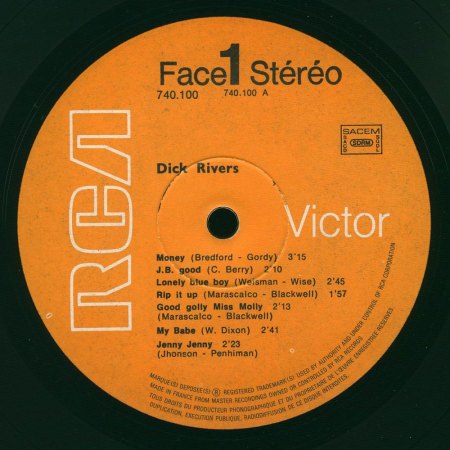 DICK RIVERS & THE KREWKATS