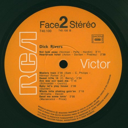 DICK RIVERS & THE KREWKATS
