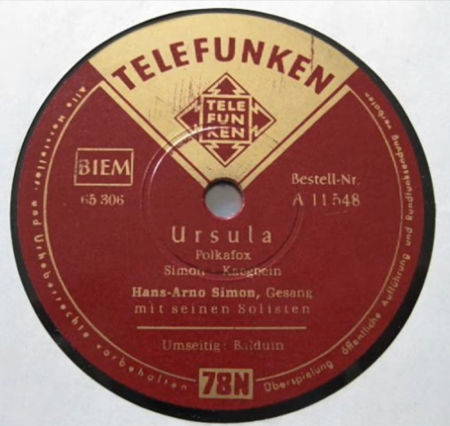 Decca 43 185 - Zuordnung mit Interpret und Titel