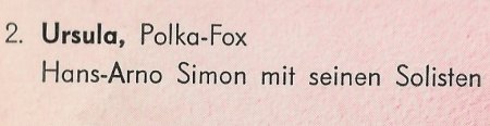 Decca 43 185 - Zuordnung mit Interpret und Titel
