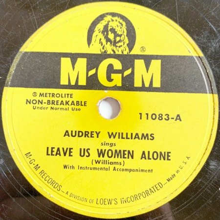 AUDREY WILLIAMS