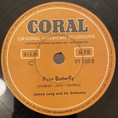 Coral-Nummern 93001 - 93106 (1953-1956)