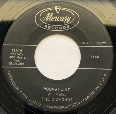 DIAMONDS, The - Die Singles