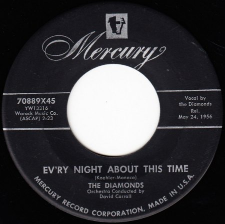 DIAMONDS, The - Die Singles