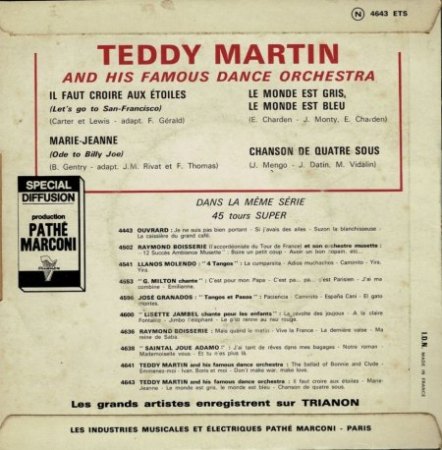 JERRY MENGO alias TEDDY MARTIN