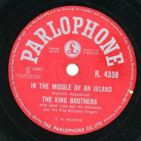 THE KING BROTHERS (UK) auf deutscher ODEON ! (Scan)