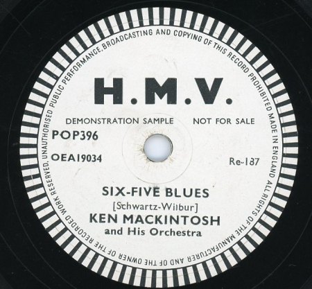 KEN MACKINTOSH, der britische Bandleader