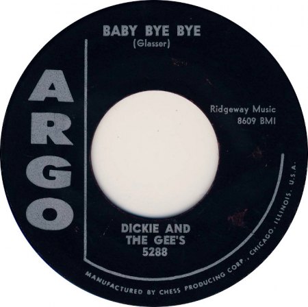 DICK LORY = DICK GLASSER