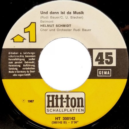 HELMUT SCHMIDT (= TEDDY BACHNER)