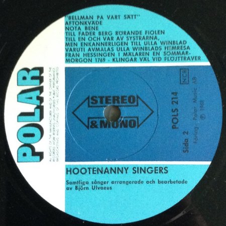 HOOTENANNY SINGERS (SW)