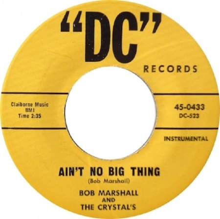 BOB MARSHALL & THE CRYSTAL'S