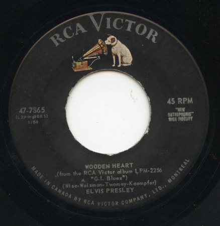 -Original und Coverversion ( Muß  i denn -Wooden Heart ) -