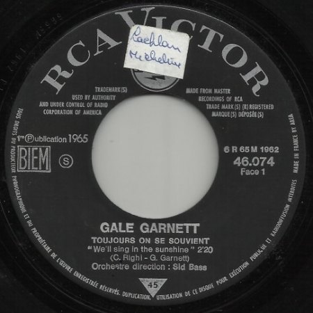 GALE GARNETT