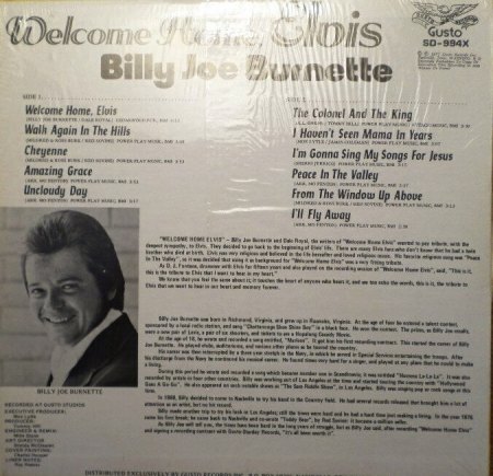 BILLY JOE BURNETTE (BILLY BARNETTE)