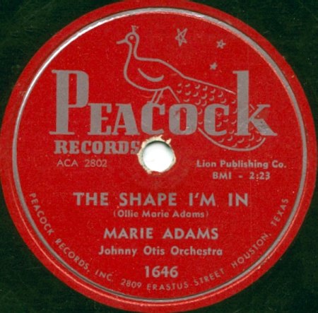 Marie Adams Peacock 1646A - 78rpm.Jpg